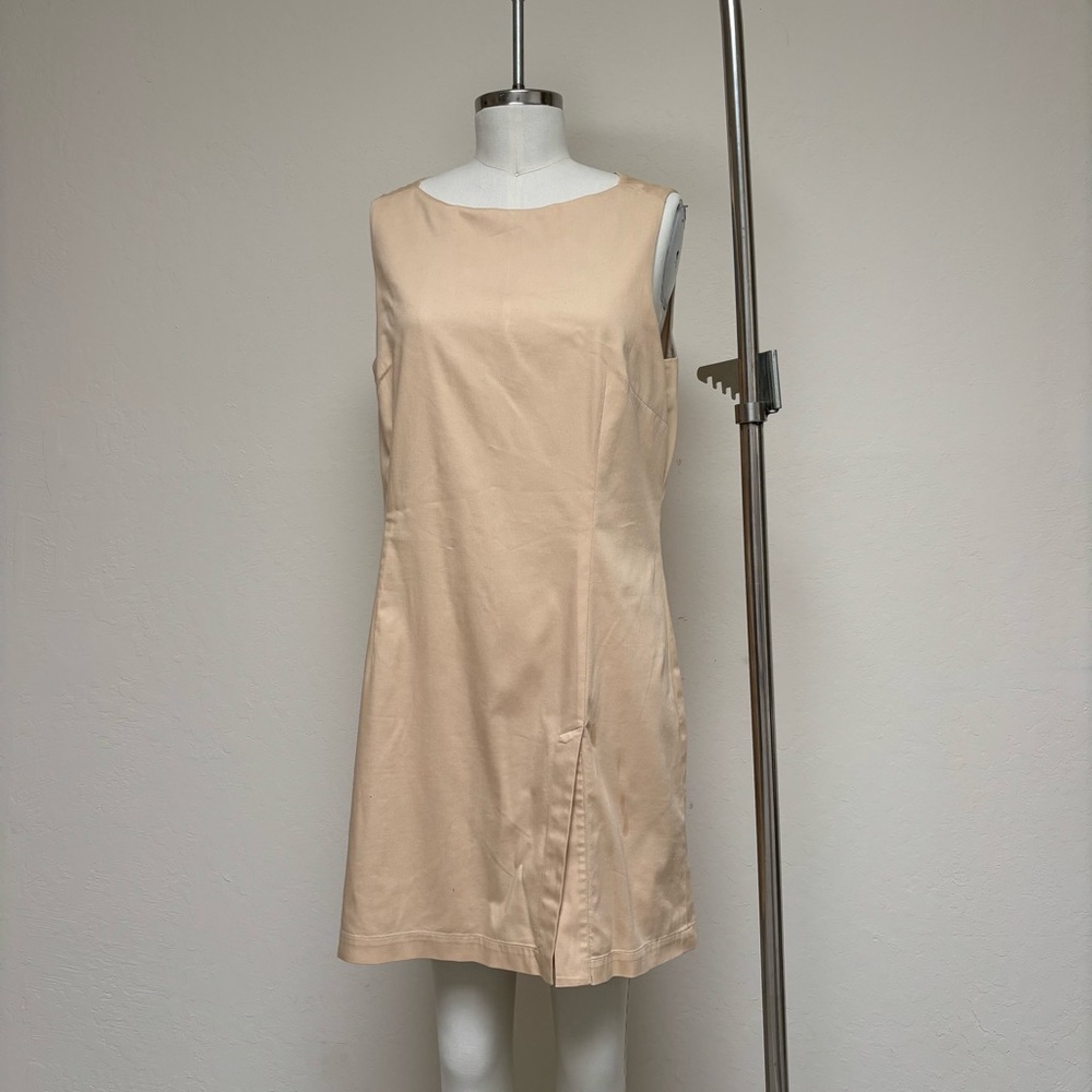 Banana Republic Tan Sleeveless Mini Dress